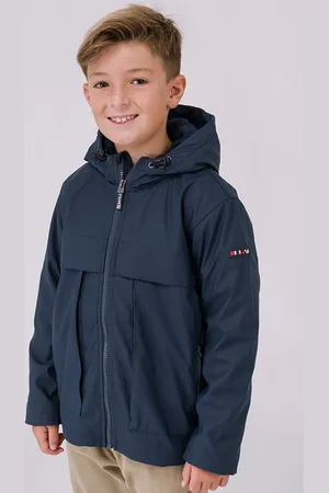 Batela Callantsoog navy winter kinderregenjas
