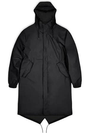 Rains 18140 fishtail parka black