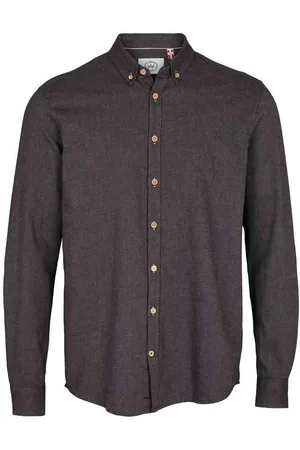 Kronstadt Ks342 johan diego cotton shirt dark grey