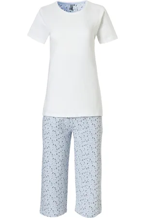 by Louise Dames capri korte pyjama set / blauw