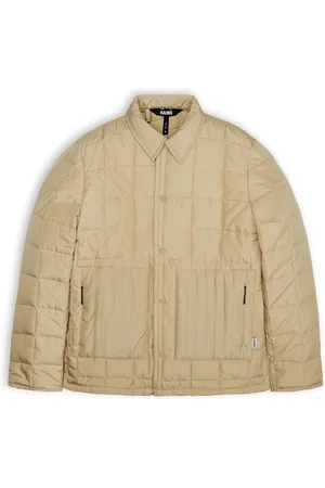 Rains 18200 liner shirt jacket sand