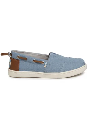 TOMS Youth bimini navy denim synthetic trim