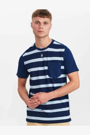 Anerkjendt Akrod y/d stripe t shirt 900370 sky captain
