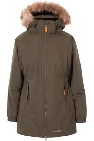 Trespass Dames celebrity geïsoleerd extra lange parka jas
