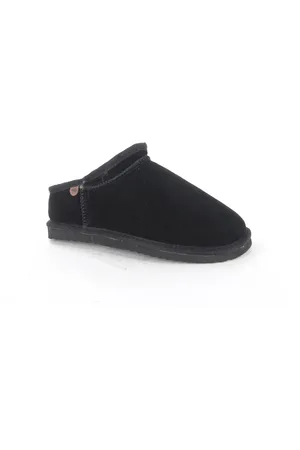 Warmbat Conner black heren pantoffel (gesloten hiel)
