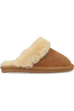 Warmbat Pantoffels flurry kids fls221025 cognac