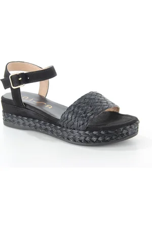 Unisa Gabir ks black dames sandalen gekleed