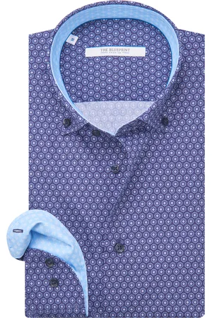 The Blueprint Casual overhemd met lange mouwen
