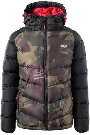 BEJO Jongens baldey camo gewatteerde jas