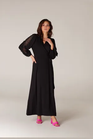 Jansen Amsterdam Danoa wrap dress black