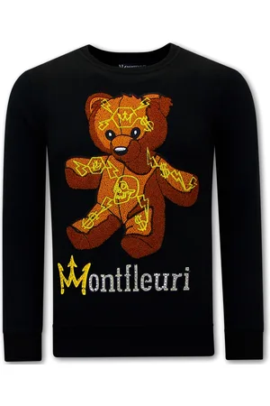 TONY BACKER Sweater met print teddy bear 3617