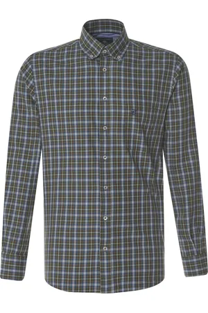 Campbell Casual overhemd met lange mouwen
