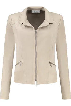 Helena hart Zipper suedine 7525 greige