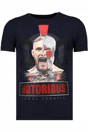 Local Fanatic Conor notorious warrior rhinestone t-shirt