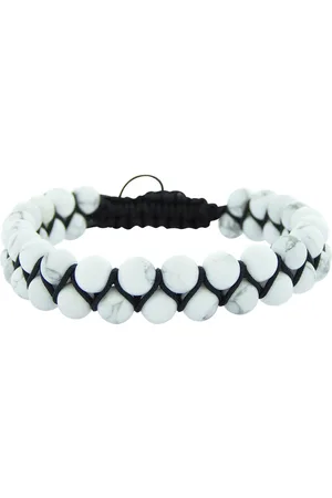 Christian White beads