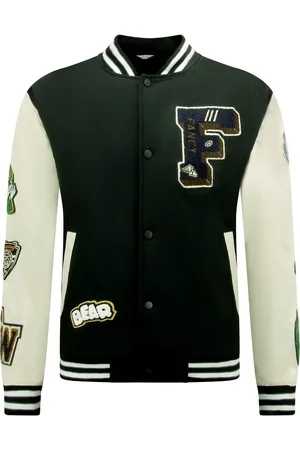 Enos Letterman jacket oversized 8633