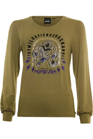 Poools T-shirt 333233 olive