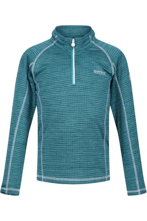 Regatta Kinderen/kinderen berley half zip top met lange mouwen