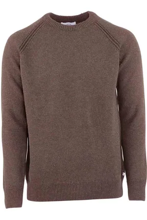 Kronstadt Ks3129 bear wool crew neck knit brown el