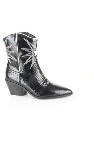 La Strada 2203459-1301 black dames enkellaarzen gekleed