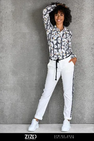 zizo Broek zatino offwhite
