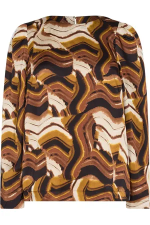 Freequent Wish blouse black & brown