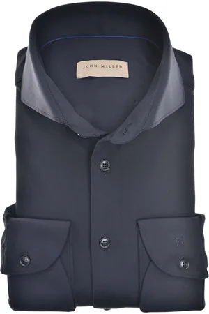 john miller Slim fit lange mouw overhemden 5346516