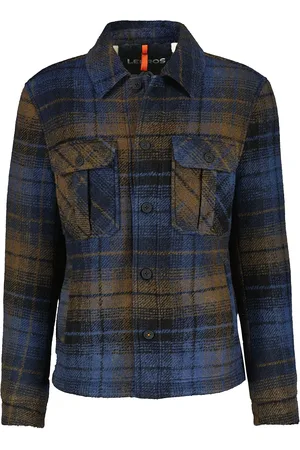Lerros Heren overshirt 2287017 485 classic navy