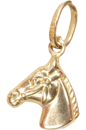 Christian Gouden paardenhoofd hanger