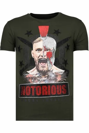 Local Fanatic Conor notorious warrior rhinestone t-shirt