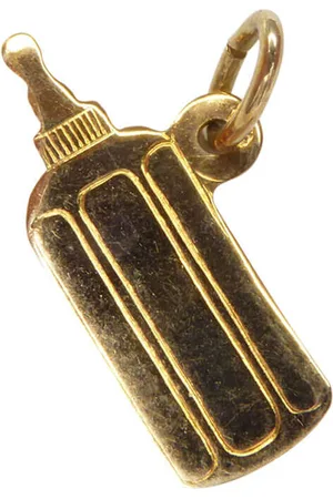 Christian Gouden babyfles hanger