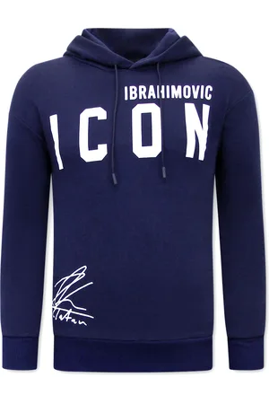 Gangs Icon oversized hoodie navy