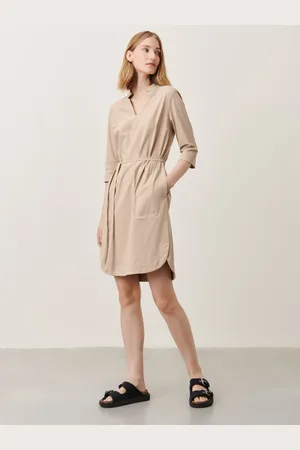 Jane Lushka U9242580 kendal dress technical jersey sand