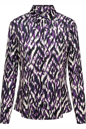 &Co Woman &co women blouse lotte random ikat purple