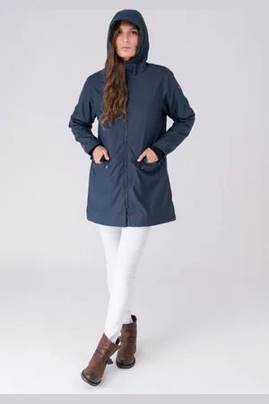 Batela Yerseke navy dames winter regenjas