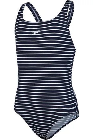 Speedo End print medalist nav/whi