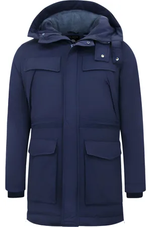 Enos Lange winterjassen met capuchon