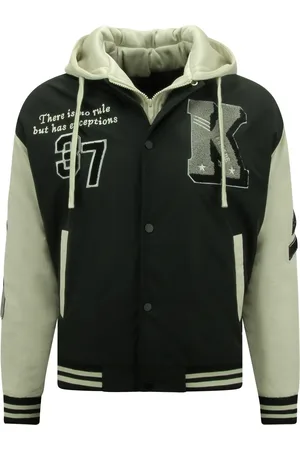 Enos Oversized college jassen met capuchon 8630