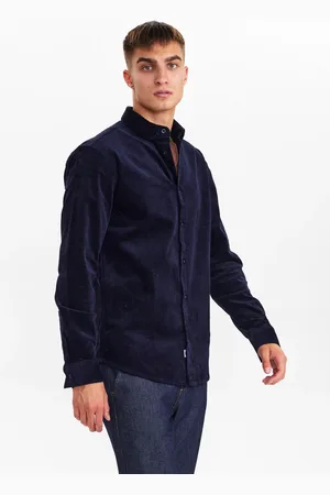 Anerkjendt Akleif corduroy dark navy 900870