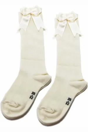 iN ControL 876-2 knee socks offwhite