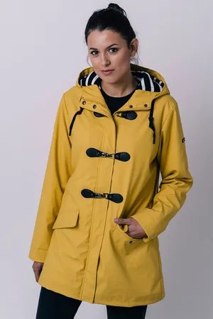 Batela Breskens gele dames winter regenjas
