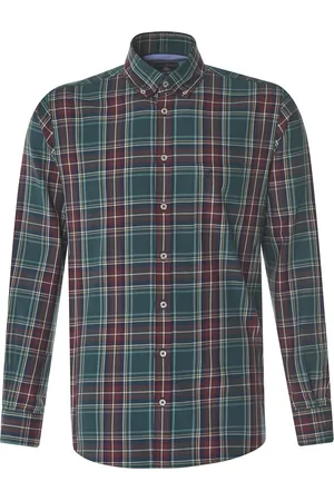 Campbell Casual overhemd met lange mouwen