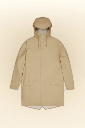 Rains Long jacket sand 556140