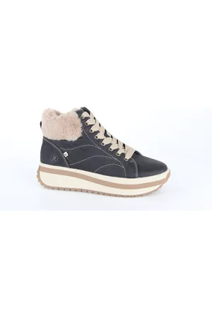 Rieker W0961-00 dames veterboots sportief
