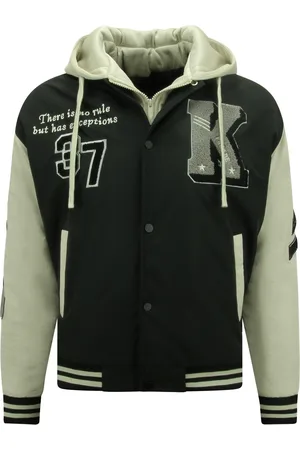 Enos Oversized college jassen met capuchon 8630