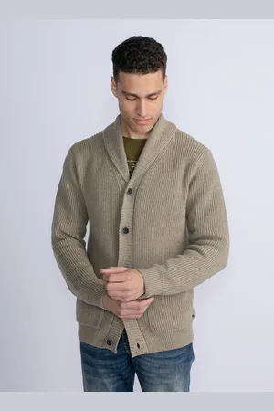 Heren trui m-3030-kwc282 7172 vintage khaki