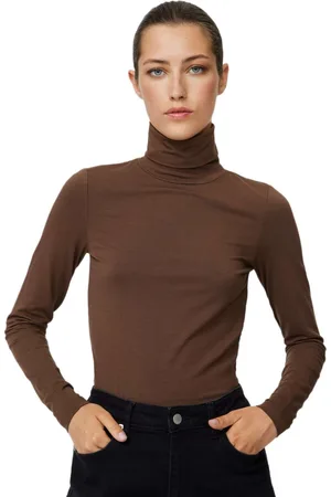 Moss Copenhagen Mscholivie r ls top brown