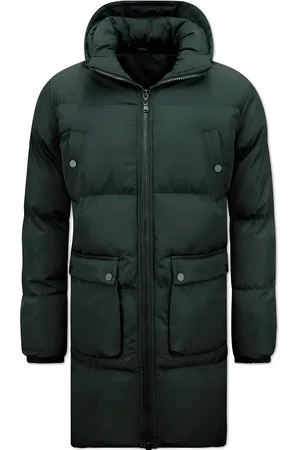 Local Fanatic Lange puffer winterjas met capuchon 3361