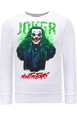 TONY BACKER Sweater met print joker
