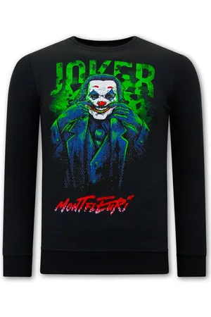 TONY BACKER Sweater met print joker